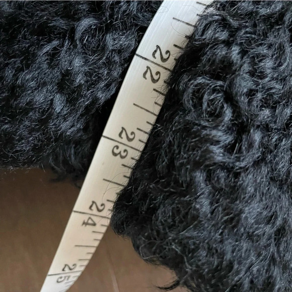 Vintage 1950’s  Faux Persian Lamb Double Breasted Peacoat Approx Women’s Small - Picture 8 of 10